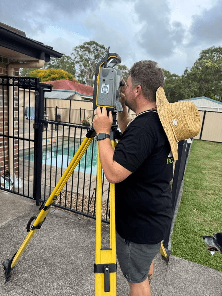 Boundary Line Surveys field team on site